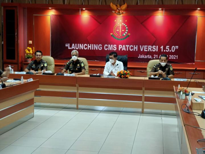 Jaksa Agung  Muda Tindak Pidana Umum Luncurkan Case Management System (CMS) Patch Versi 1.5.0 
